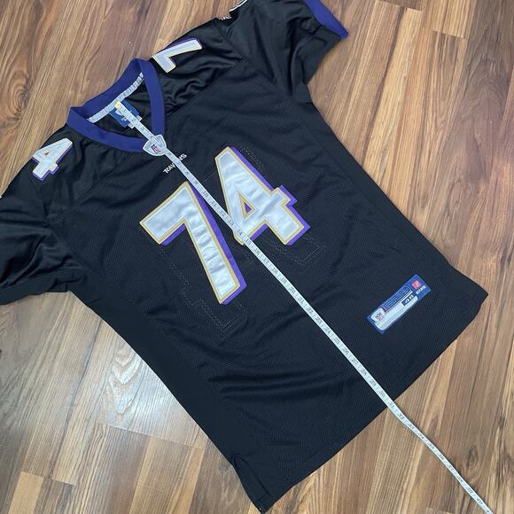 Reebok On Field NFL Baltimore Ravens Michael Oher #74 Alt Jersey Size 48 Men’s L - Picture 8 of 8